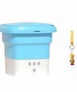 Mini Folding Washing Machine for Camping/ Household - Blue