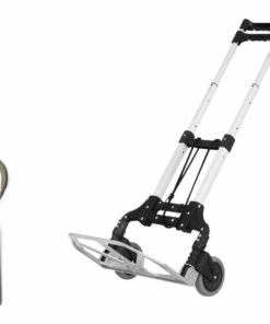 Mini Multi Function Folded Trolley - Aluminum With TIT Keychain