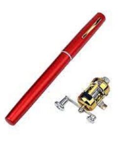 Mini Pocket Fishing Rod Pen-red