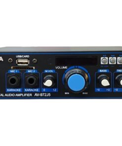 Mini Professional Power Karaoke Amplifier FM /BT/USB Slot/SD Card AV-972J5