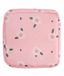 Mini Sanitary / Cosmetic / Travel / Money Pouch - Pink
