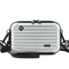 Mini Suitcase Makeup Cross Bag - Grey
