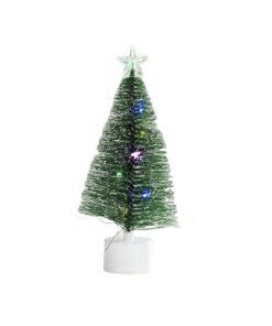 Mini Tabletop Artificial Christmas Tree With LED Lights - 1 Pack