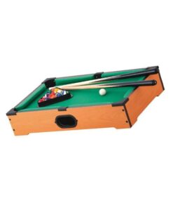Mini Tabletop Wood Billiards Pool Table Game For Kids