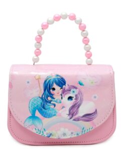 Mini Unicorn Girl's Handbag - Mermaid pink