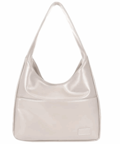 Minimalist Tote Bag with Soft Handle - Creamy White