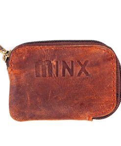 Minx Genuine Leather - Card Holder/Wallet - Brown