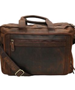 Minx Genuine Leather Fiji Leather Laptop Bag