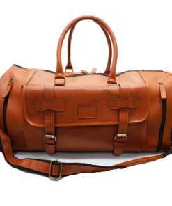 Minx Genuine Leather Harry Luxe Duffel Bag