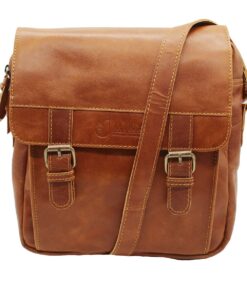 Minx Genuine Leather Jessie Messenger Bag