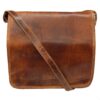 Minx Genuine Leather Messenger Hand Bag - Brown