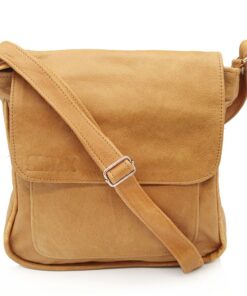 Minx - Genuine Leather Mini Huxley Sling Bag - Tan