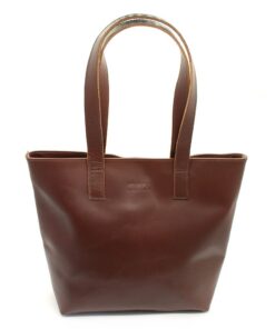 Minx Genuine Leather Miss Lucy Handbag - Brown