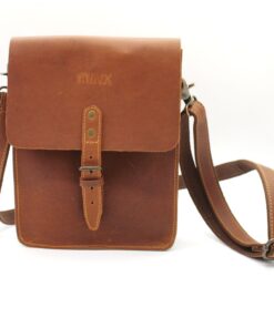 Minx Genuine Leather Sophia Box Sling Bag