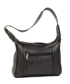 Mirelle Genuine Leather "Under the Arm" Shoulder Handbag Black