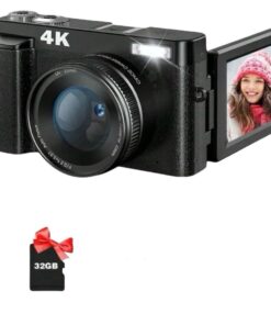 Mirrorless 4K Digital Camera with 25mm - 48MP