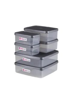 Miss Molly Gourmet Food Saver Set - 6 Piece - Silver