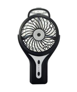 Misting Fan Portable Air Conditioning USB Rechargeable Fan - White - Black