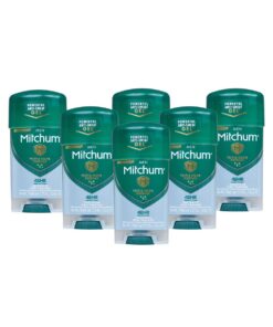 Mitchum Unscented Clear Gel Antiperspirant Deodorant 63g x 6 Pack