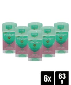 Mitchum Women Antiperspirant & Deodorant Gel Powder Fresh 63g x 6 Pack