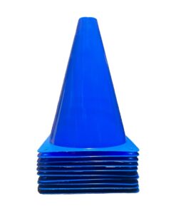 Mitzuma 6" Training Marker Cones - 10 Pack - Blue