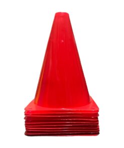 Mitzuma 6" Training Marker Cones - 10 Pack - Red