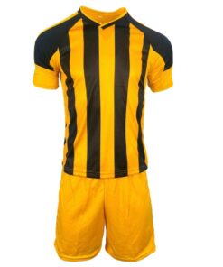 Mitzuma Argentina Squad 15 Full Soccer Kit - Senior - Gold & Black