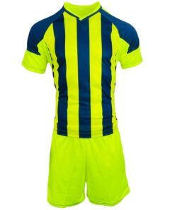 Mitzuma Argentina Squad 15 Full Soccer Kit - Senior - Neon-Yellow & Navy