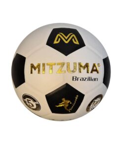 Mitzuma Black Classic Moulded Soccer Ball - Size 5