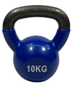 Mitzuma Blue Vinyl Coated Kettlebell - 10kg - 10.0 kg
