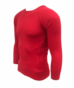 Mitzuma Compression Long Sleeve Tee - Red - S