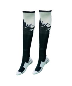 Mitzuma Flame Unisex Sports Socks Senior - Pack Of 14 - Black & White