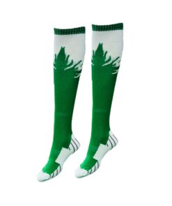 Mitzuma Flame Unisex Sports Socks Senior - Pack Of 14 - Emerald & White