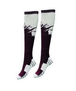 Mitzuma Flame Unisex Sports Socks Senior - Pack Of 14 - Maroon & White