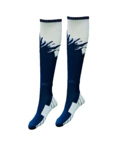 Mitzuma Flame Unisex Sports Socks Senior - Pack Of 14 - Navy & White