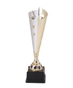 Mitzuma GlamStar Spiral Gold Cup Trophy - 40 cm
