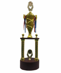 Mitzuma Gold Gigantic Double Tower Trophy -Small