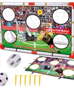 Mitzuma Kids Soccer Goal Set with Aim Target