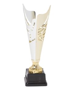 Mitzuma Laser Cut Star Gold Trophy Cup - 32 cm