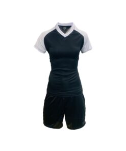 Mitzuma Malta Ladies Squad 15 Full Soccer Kit - Black & White
