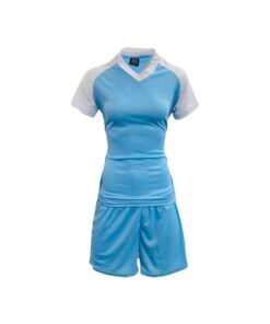 Mitzuma Malta Ladies Squad 15 Full Soccer Kit - Sky & White