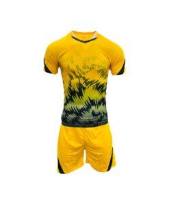 Mitzuma Morocco Squad 15 Full Soccer Kit - Senior - Gold & Black