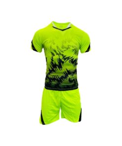 Mitzuma Morocco Squad 15 Full Soccer Kit - Senior - Neon-Green & Black