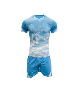 Mitzuma Morocco Squad 15 Full Soccer Kit - Senior - Sky & White