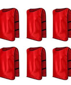 Mitzuma Netball Training Bibs Set of 7 - Red