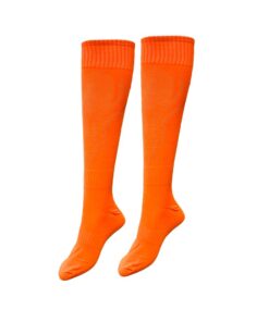 Mitzuma Plain Mesh Unisex Sports Socks Senior - Pack Of 14 - Neon-Orange