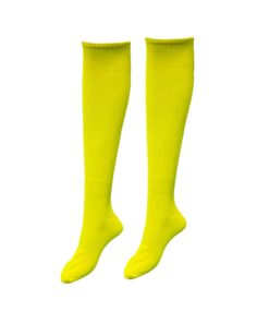 Mitzuma Plain Mesh Unisex Sports Socks Senior - Pack Of 14 - Yellow