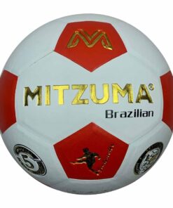 Mitzuma Red Classic Moulded Soccer Ball- Size 5