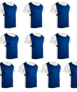 Mitzuma Senior Training Bibs Set of 10 - Navy