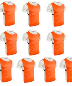 Mitzuma Senior Training Bibs Set of 10 - Orange